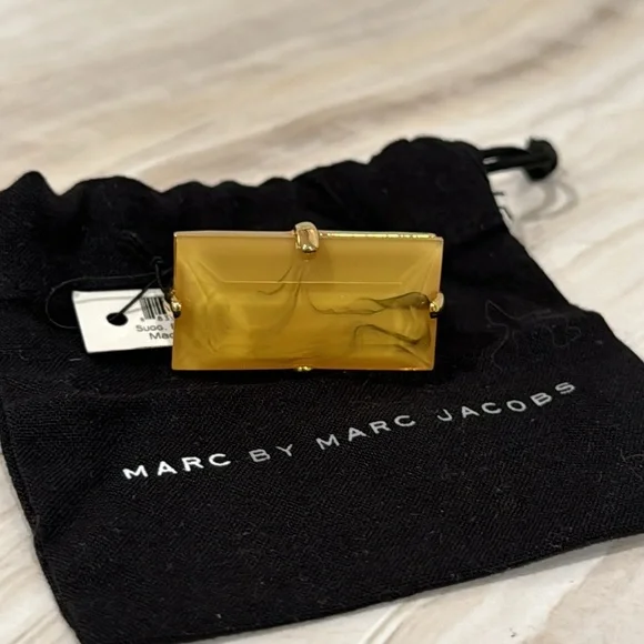Marc Jacobs Ring Double Finger Gemstone Ring NWT - Picture 5 of 9
